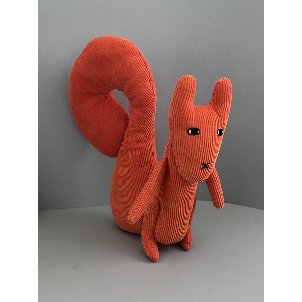 Donna Wilson "Sneaky Squirrel" Corduroy Stuffed Animal Plush "Wild Things" RARE!